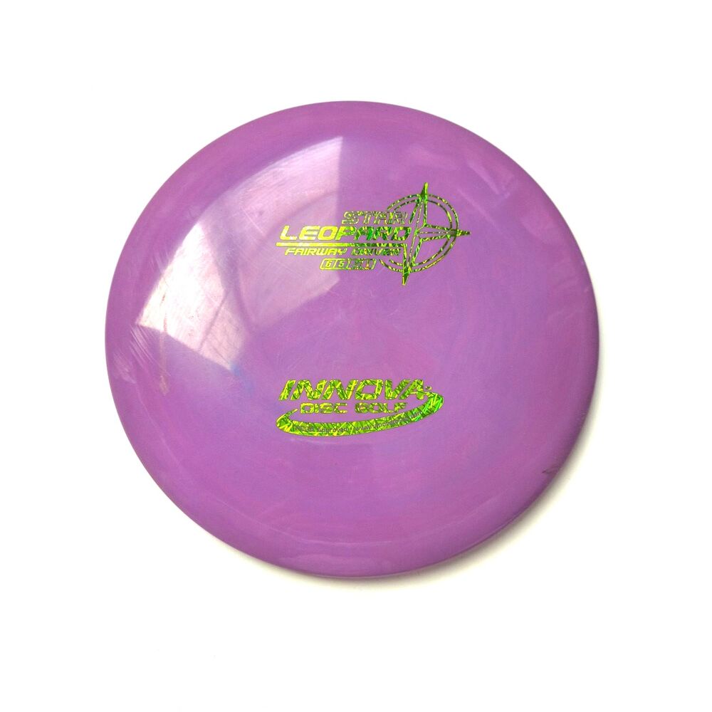 Innova Star Leopard 167g Purple Green Foil Fairway Driver Golf Disc lightweight